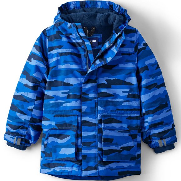 Lands' End Boys Husky Squall Waterproof Insulated Winter Parka